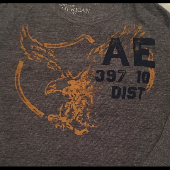 2 LG American Eagle Mens Thermal shirts - Picture 4 of 7